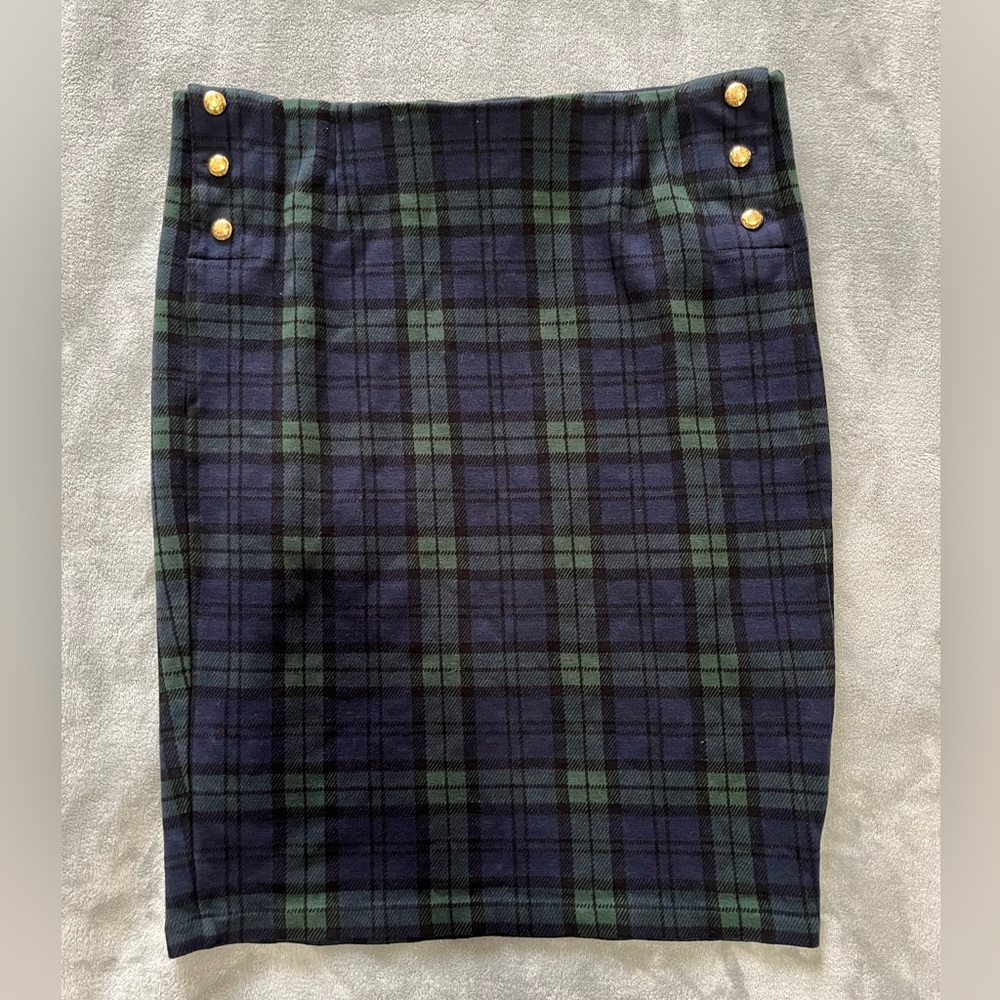 Lauren Ralph Lauren Plaid Pencil Skirt - Women’s Size L